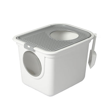 PaWz Cat Litter Box Furniture Fully Enclosed Cabinet Toilet Basin Bonus Shovel PaWz